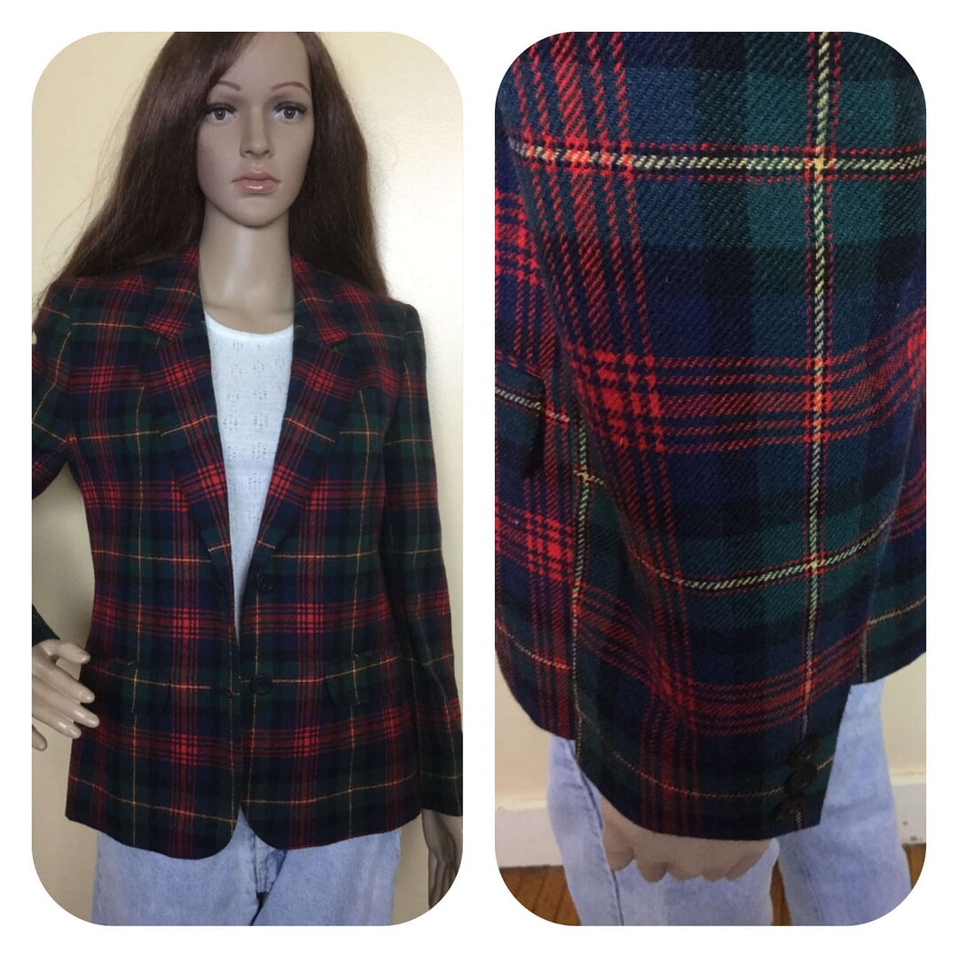 1970s Pendleton Plaid Wool Jacket