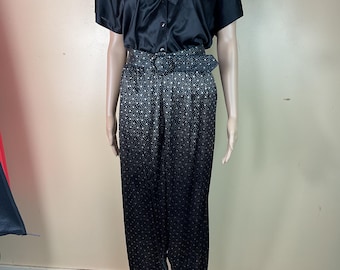 Vintage 70s Silver metallic jumpsuit