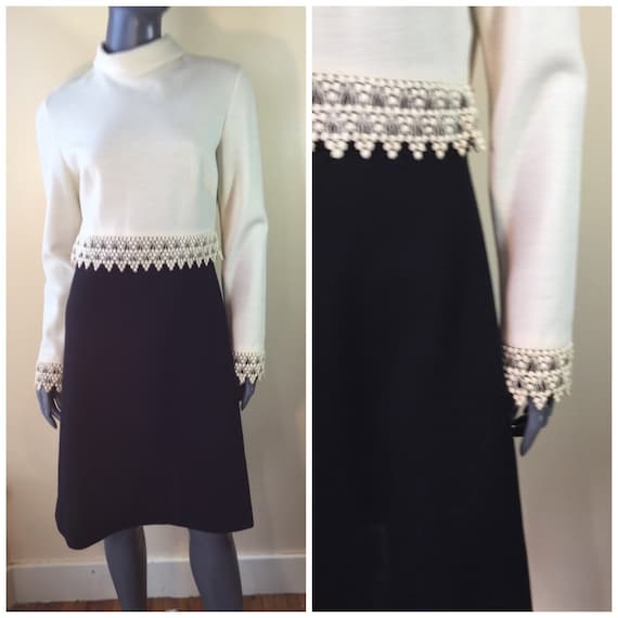 Vintage 60s mod dress Bleeker street and ivory vic