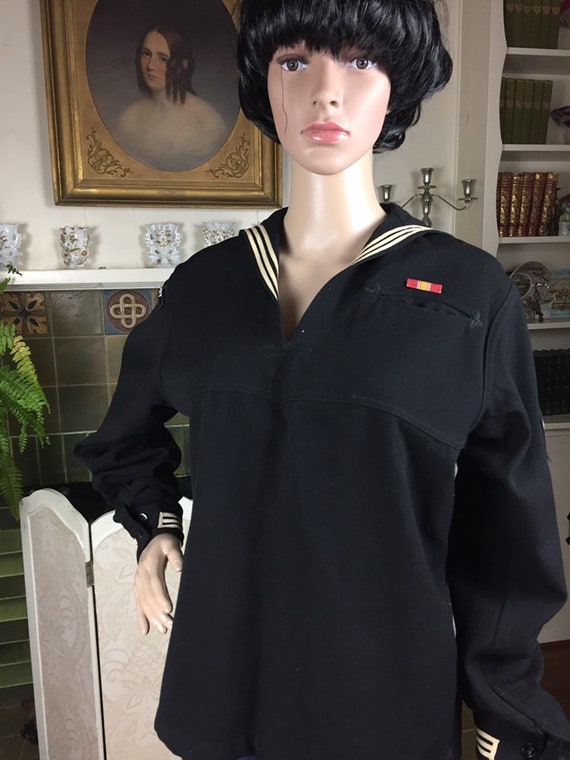 Vintage 50s Sailor Shirt USA,Cosplay , comicon ,