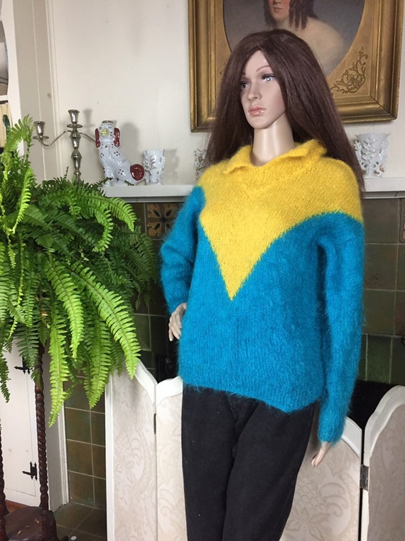 SALE Vintage 50s Mohair Sweater ,Rockability 195