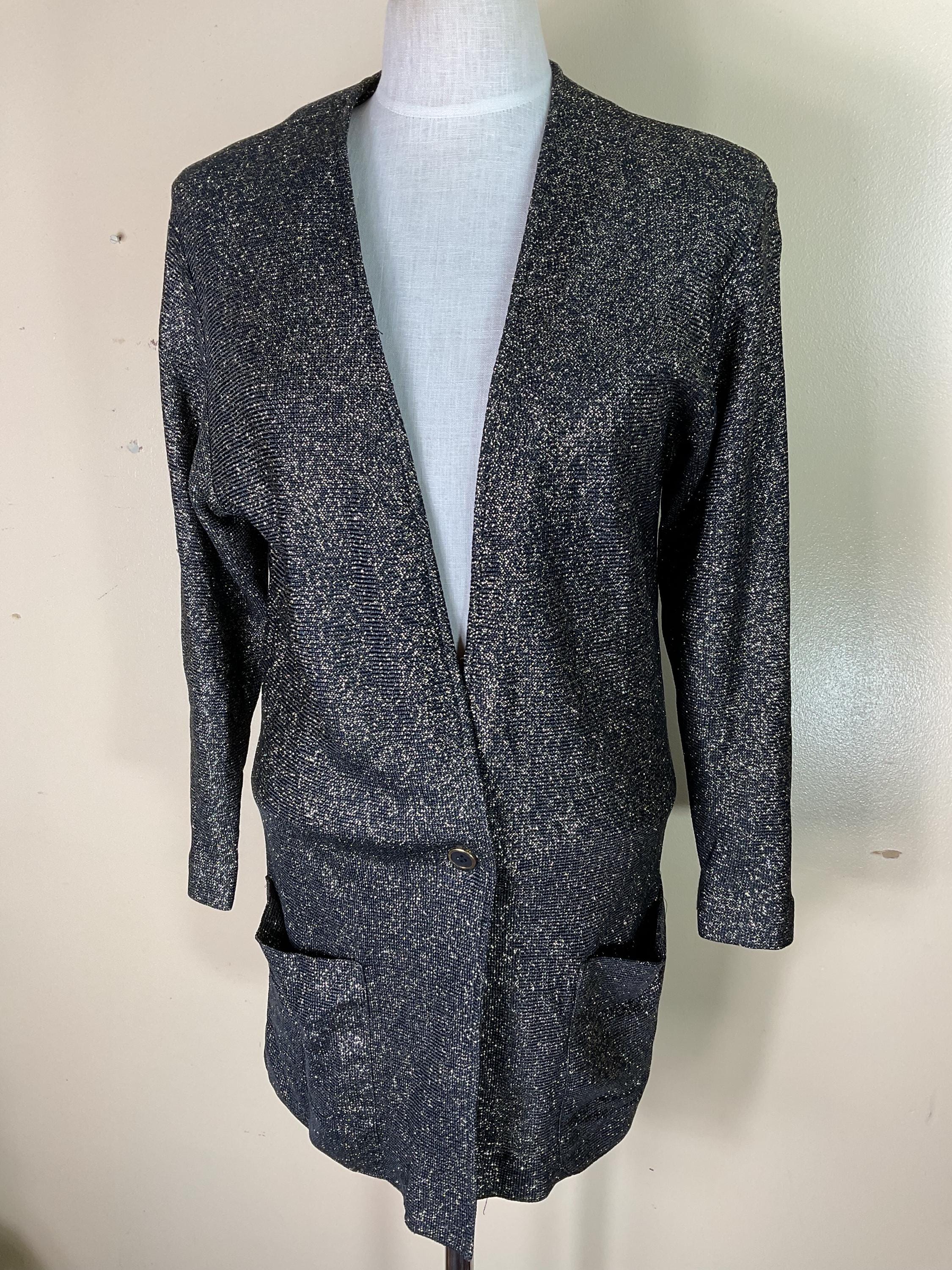 Halston, Vintage HALSTON metallic Jacket, 70s Disco , SM