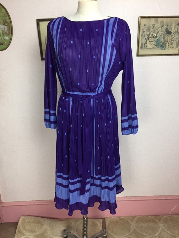 Vtge artemis 70s dress, mod psychedelic mini dress