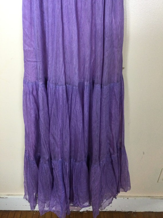 Vintage 50s Lilac prom Dress, Purple Tulle full s… - image 5