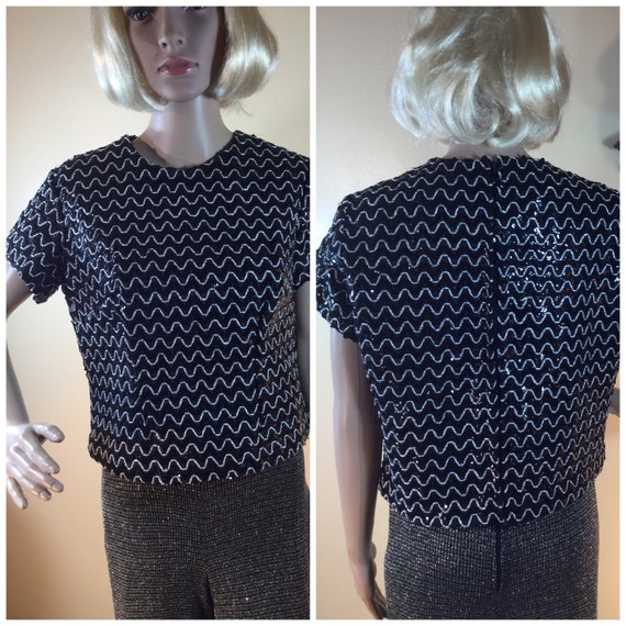 Mod 60s sequin top