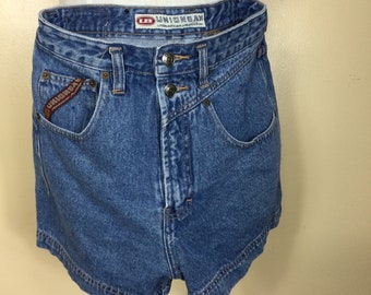 Vintage Y2K Union Bay Denim Shorts: High Waist, Waist 28