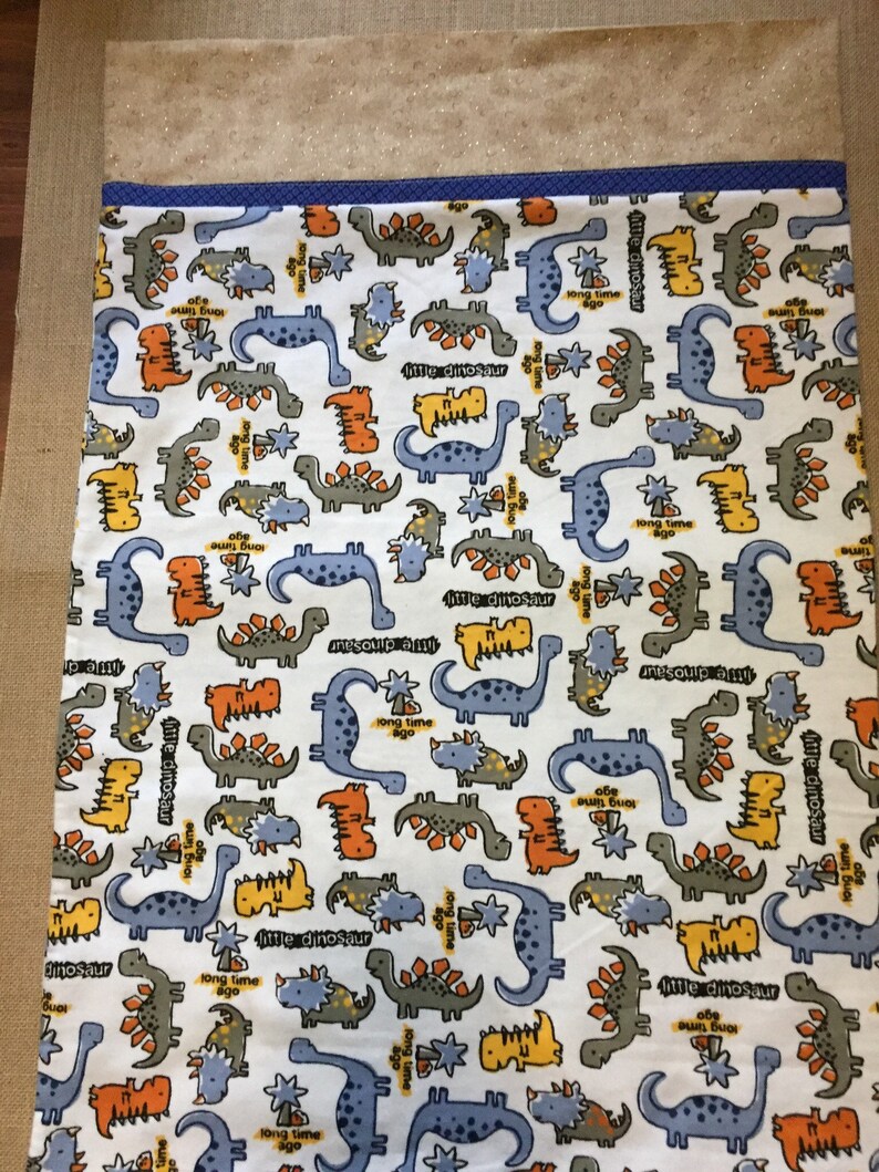 dinosaur fabric Flannel dinosaur standard pillowcase