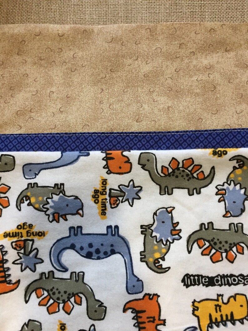 dinosaur fabric Flannel dinosaur standard pillowcase