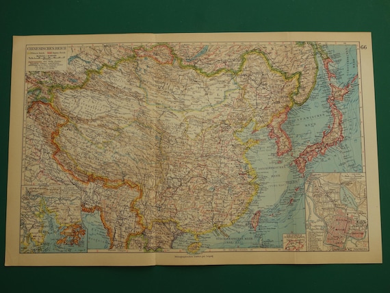 ANGALIA MAPS アンティーク銅版画 1832年 額縁なども当時の物 アンティークマップ 原本（額装つき） – ASIA – | アイドカ
