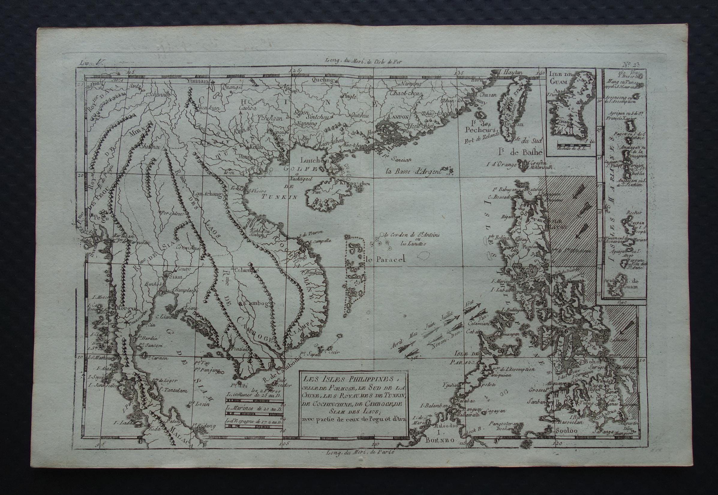 Map french indochina - Etsy 日本