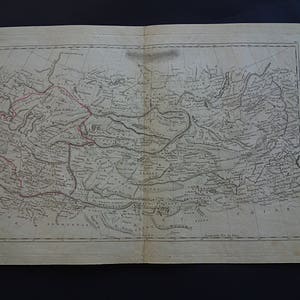 200+ Jahre alte Karte von Zentralasien Pinkerton 1804 alter Druck über China Tibet Kirgistan Tadzjikistan Unabhängige Tartarien
