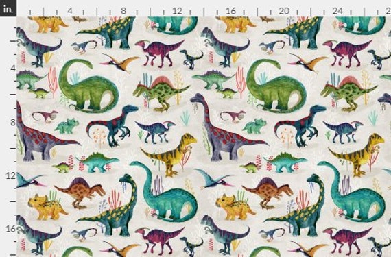dinosaur fitted crib sheet