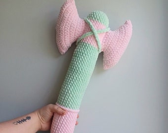 Fantasy Battle Axe Crochet Amigurumi Cosplay Pattern