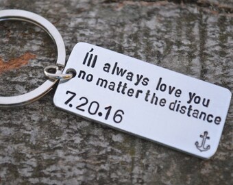 Anniversary Gifts For Boyfriend Long Distance Boyfriend Gift Anniversary Gifts For Relationship Keychain Personalized