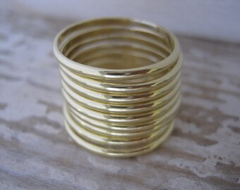 Super Thin 14k Gold Stackable Ring, 14k Gold Filled, Stack Rings, Stacking Rings, Simple Gold Ring, Gold Rings, Dainty Gold Ring, Thin Ring