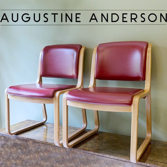 Pair Of Vintage Mid Century Modern Thonet Bentwood Arm Etsy