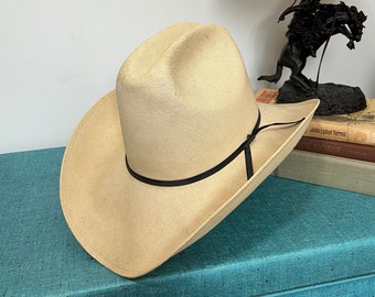 Vintage Resistol straw cowboy hat, size 7-1/4 /rodeo/western wear