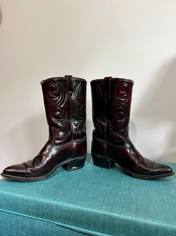 Vintage Acme cowboy boots, men's size 8.5EW - image 5