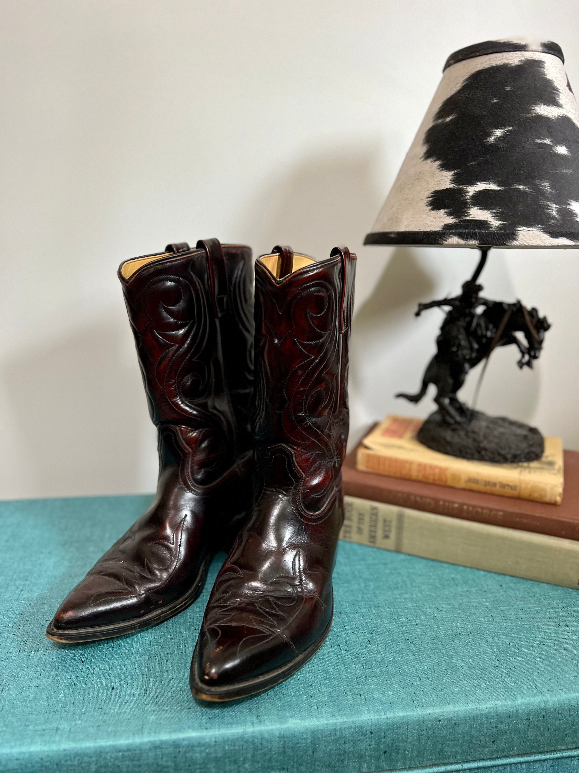 Vintage Acme Cowboy Boots, Men's Size 8.5EW - Etsy Vintage Acme Cowboy Boots, Men's Size 8.5EW - Etsy