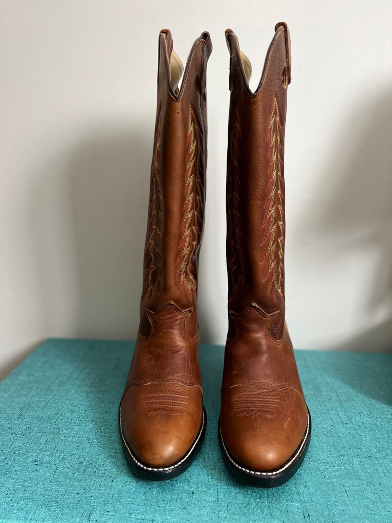 Double H Cowboy Boots, Men's Size 9.5ee/taller Shaft/western Wear/ranch Wear Etsy