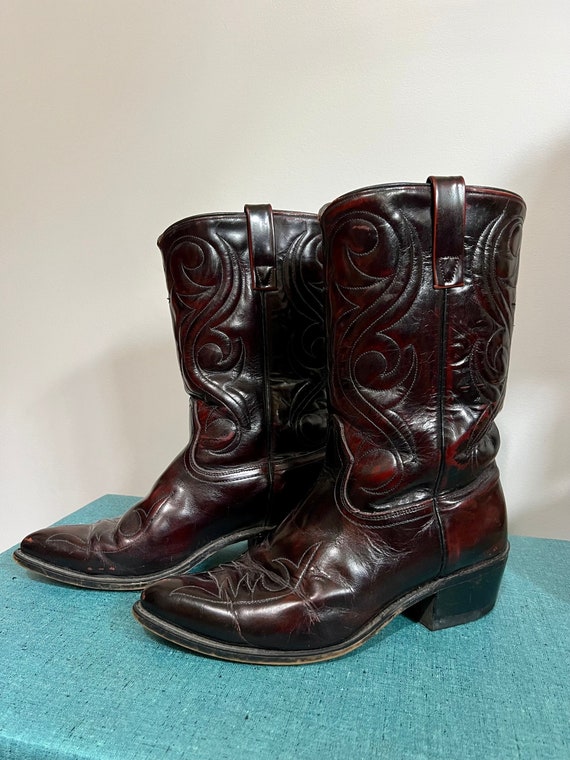 Vintage Acme cowboy boots, men's size 8.5EW - image 1