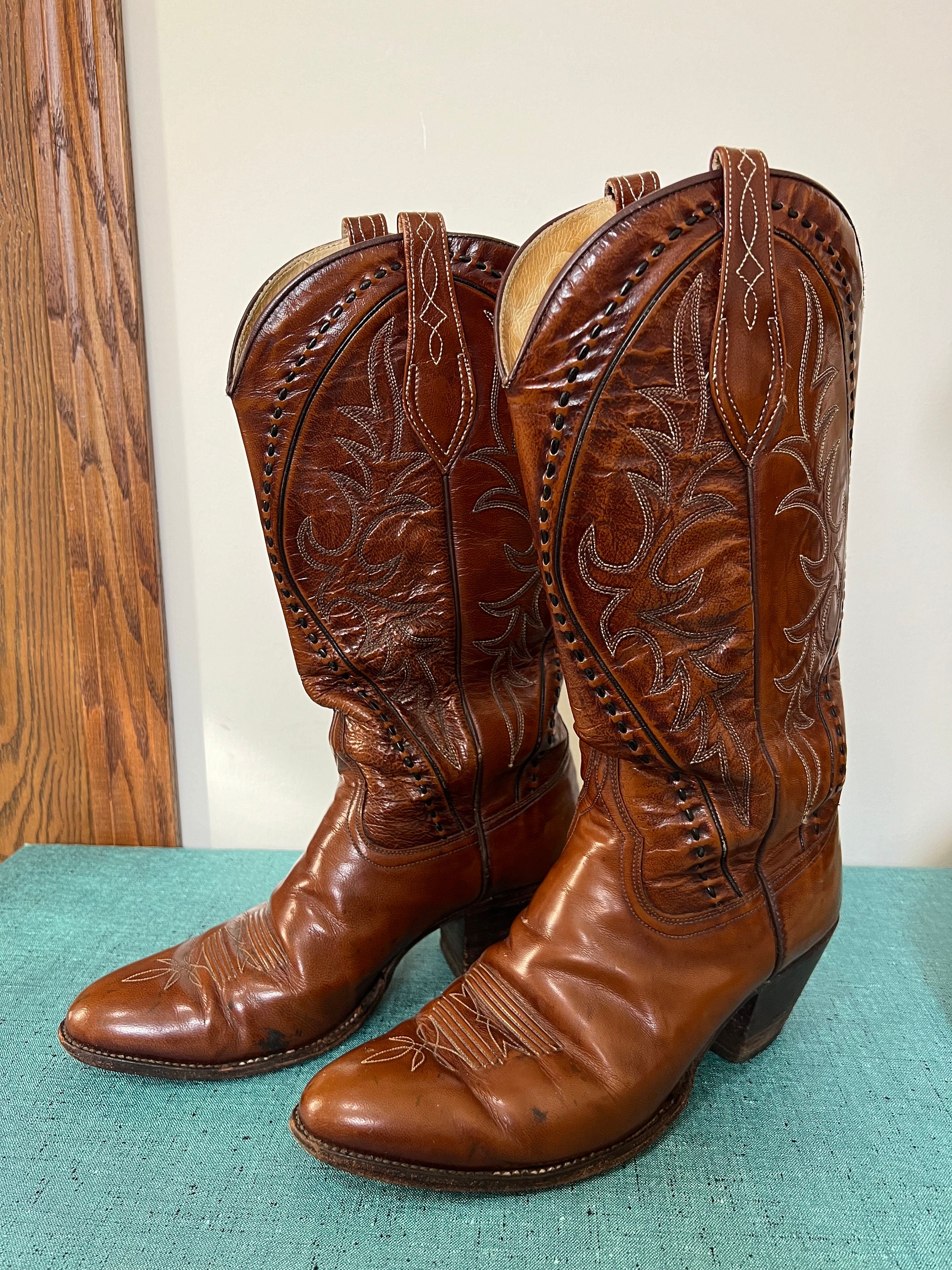Vintage Dan post cowboy boots
