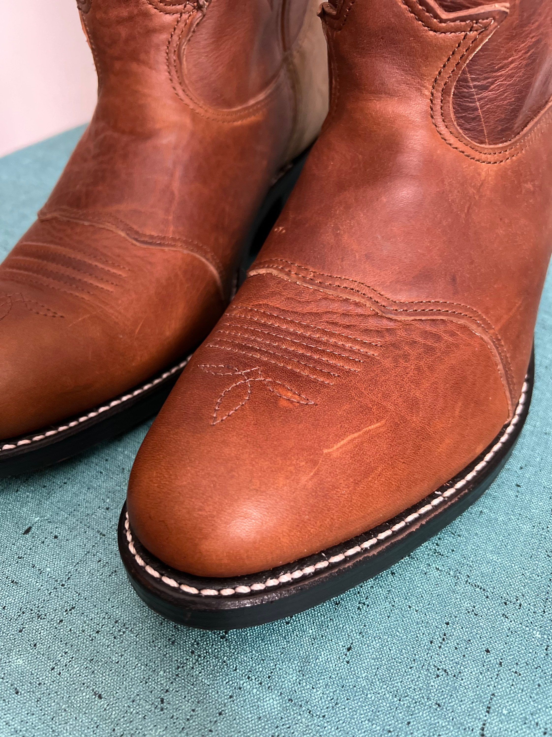 Double H Cowboy Boots, Men's Size 9.5ee/taller Shaft/western Wear/ranch