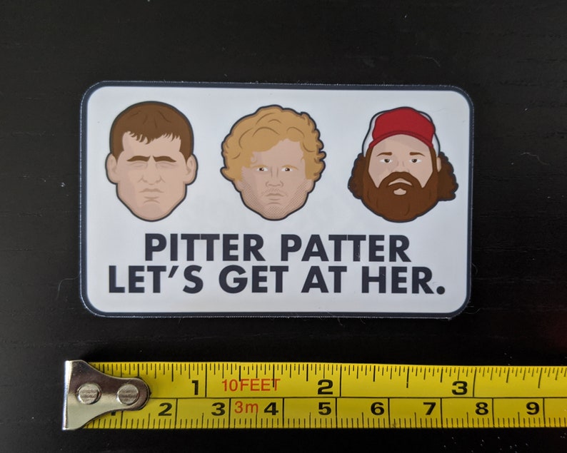 Letterkenny Pitter Patter Sticker Etsy Denmark