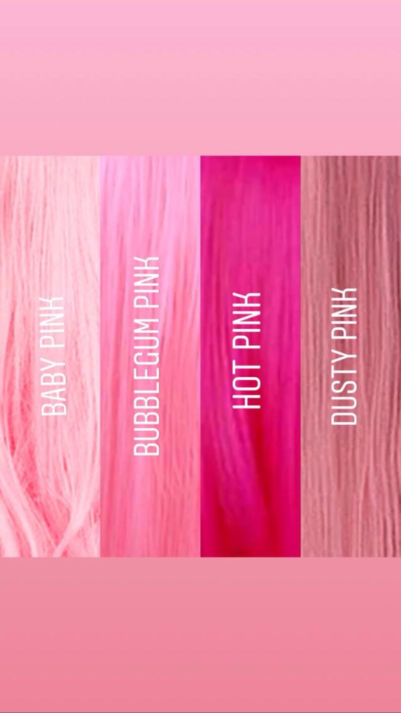 Ellie Love Heart Shaped Pink Cotton Candy Candy Floss Wig Etsy
