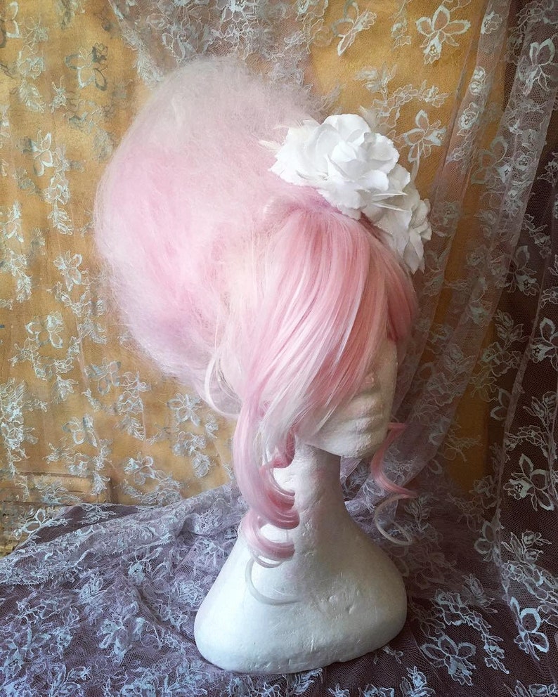 Lilly Floral Cotton Candy Candy Floss Wig Etsy
