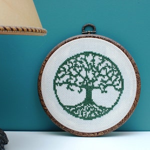 Silhouette  classic Cross stitch pattern Tree of Life
