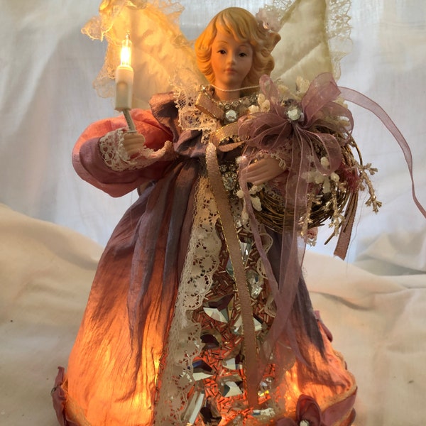 Angel Tree Topper Moving Wings Etsy