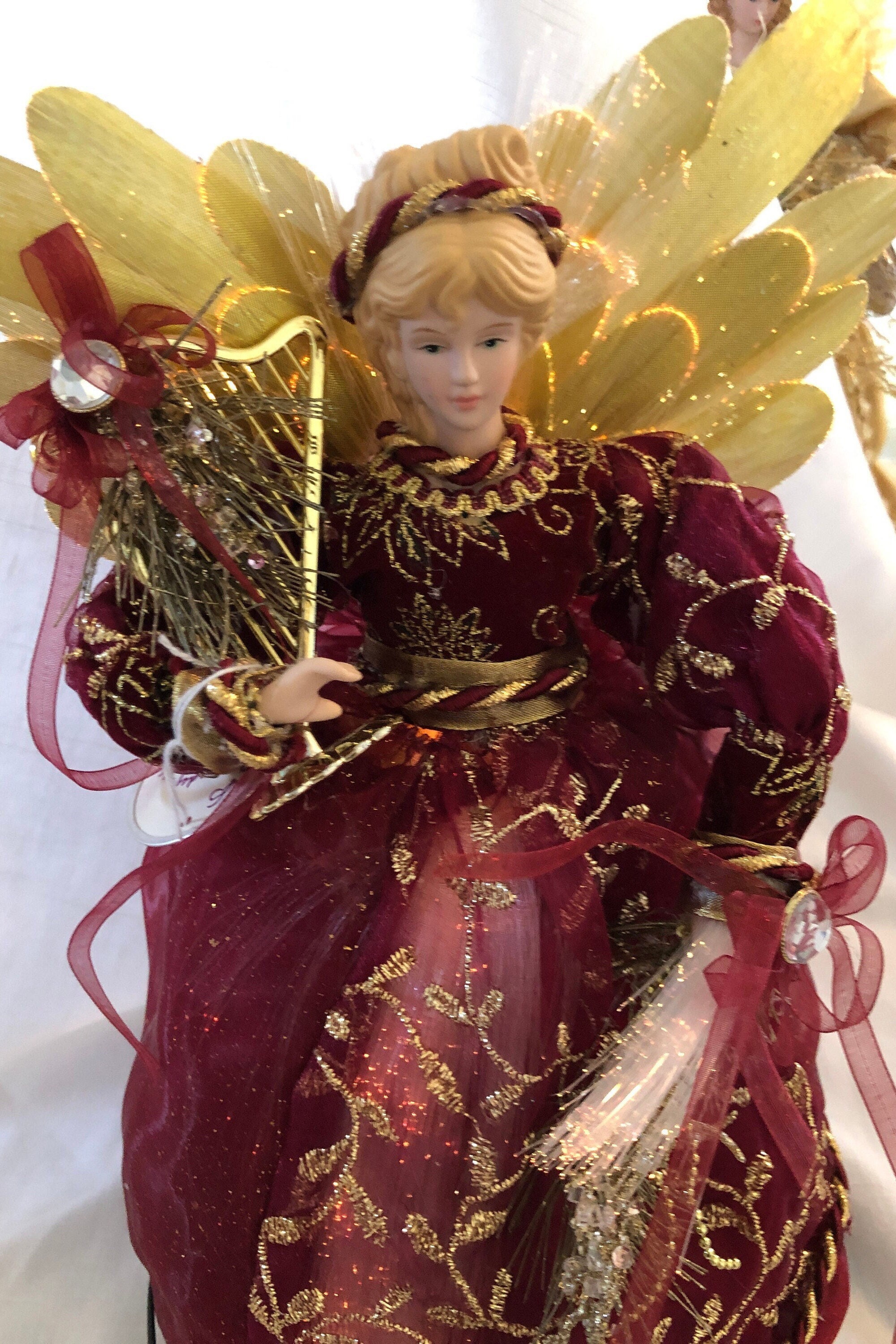 Fiber Optic Angel Figurines