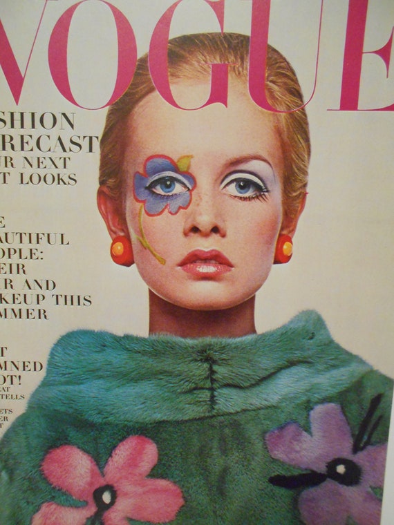 Timeless VOGUE Cover Posters Lot of 10 Twiggy Jane Fonda | Etsy