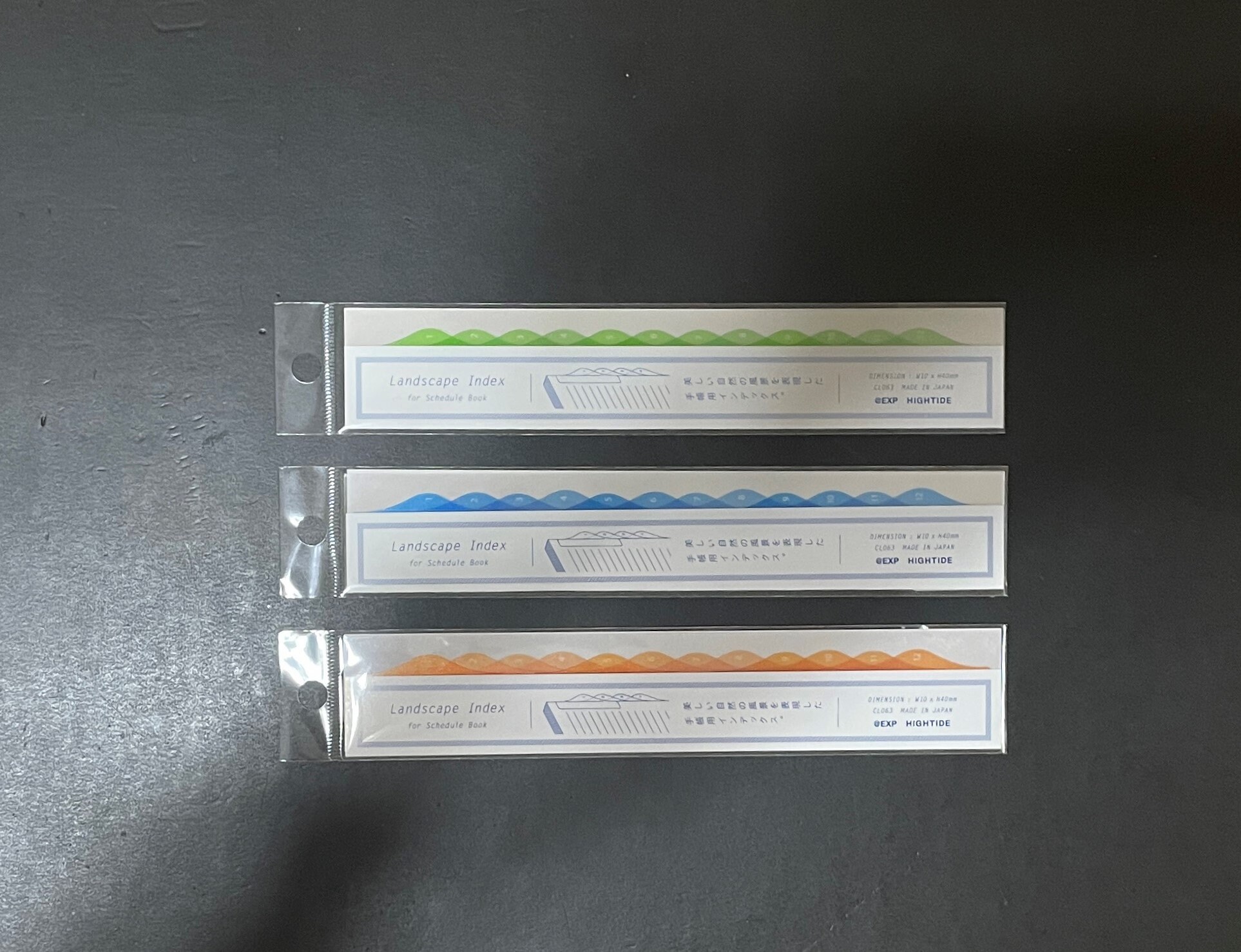 Hobonichi Hightide Landscape Index Tabs FREE SHIPPING Etsy