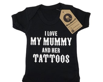 Mummys Tattoos baby vest