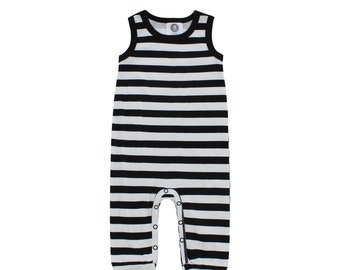 Stripe baby romper