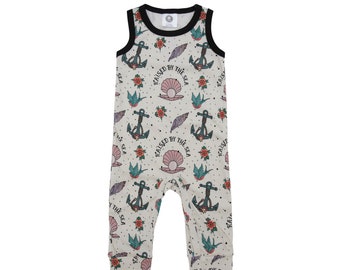 Am Meer aufgewachsen Babystrampler