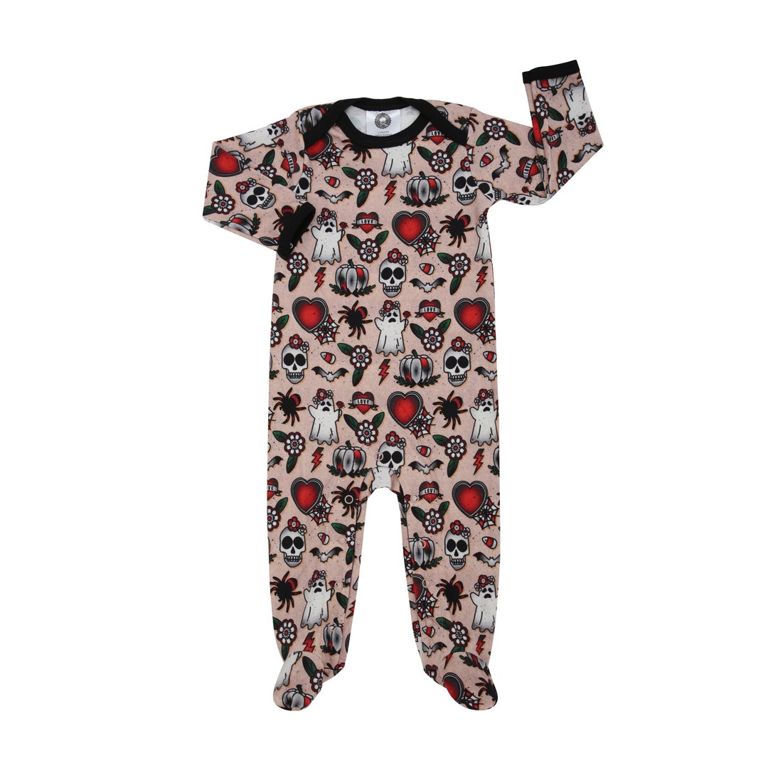 Halloween Flash Baby Sleepsuit Etsy