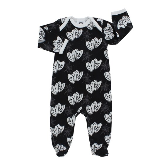 baby pumpkin sleepsuit
