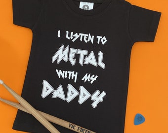 T-shirt enfant Metal Daddy