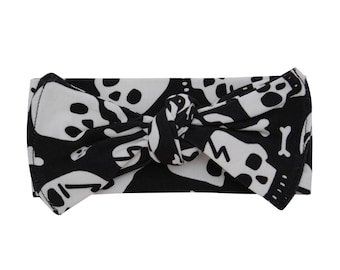 Skull & Bone baby headband