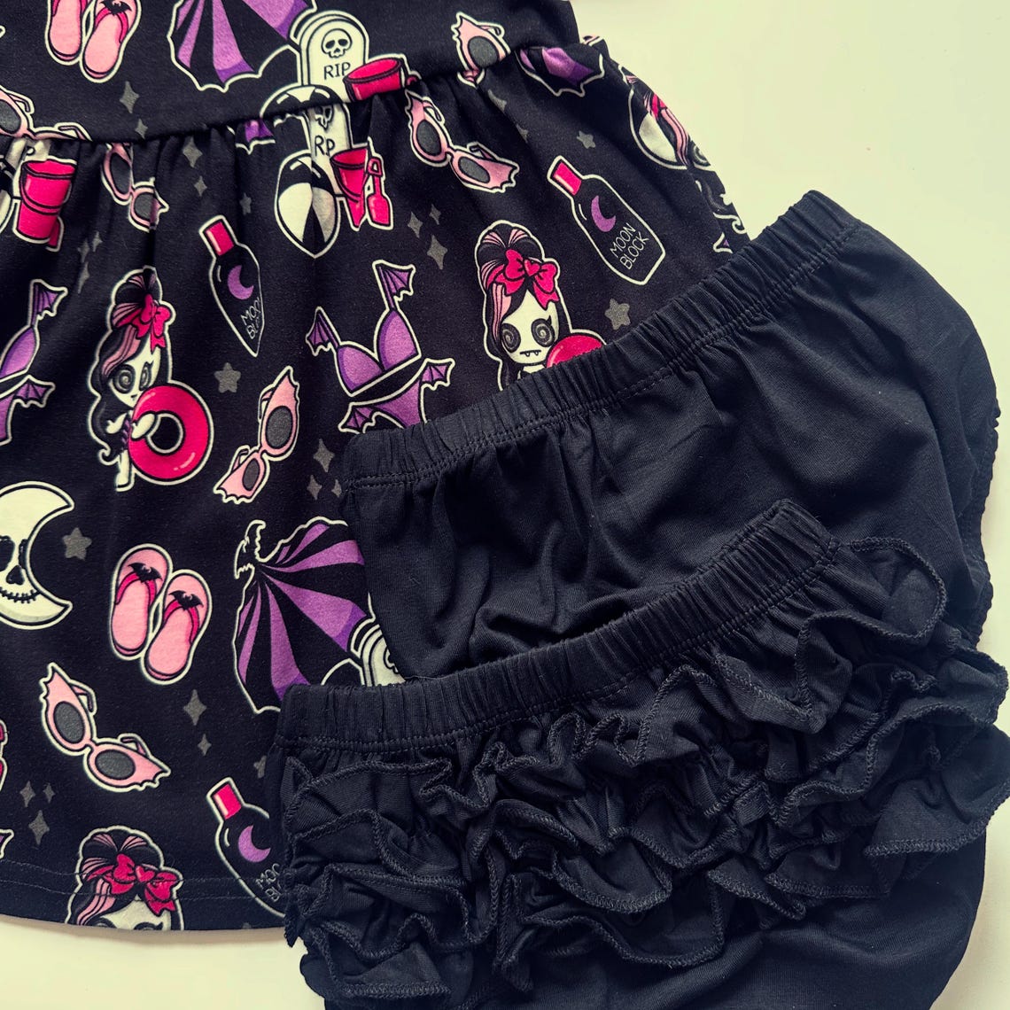 Black Ruffle Baby Bloomers - Etsy