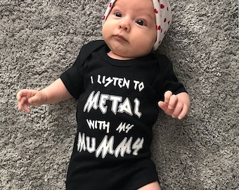 Metal Mummy baby vest