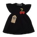 Black cherry skull baby dress 