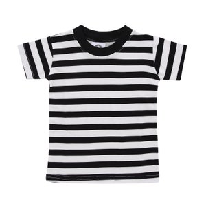 Black & White stripe kids T shirt