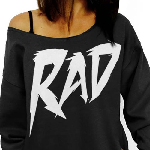 Rad Sweatshirt Halloween Eighties Costume 80's - Etsy