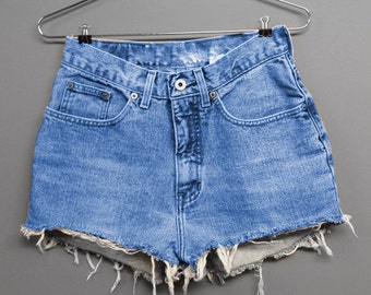 etsy denim shorts
