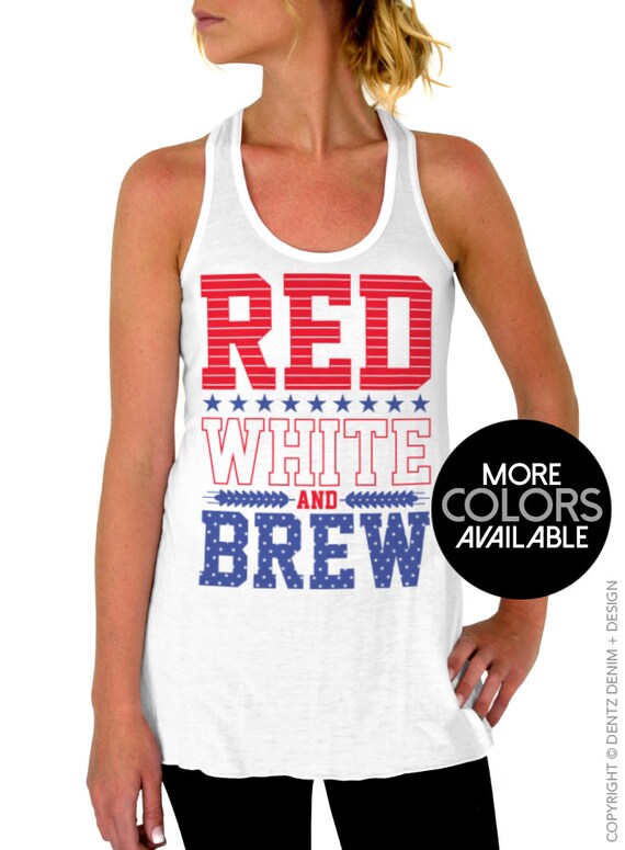 4th of July Women's Shirt Red White and 