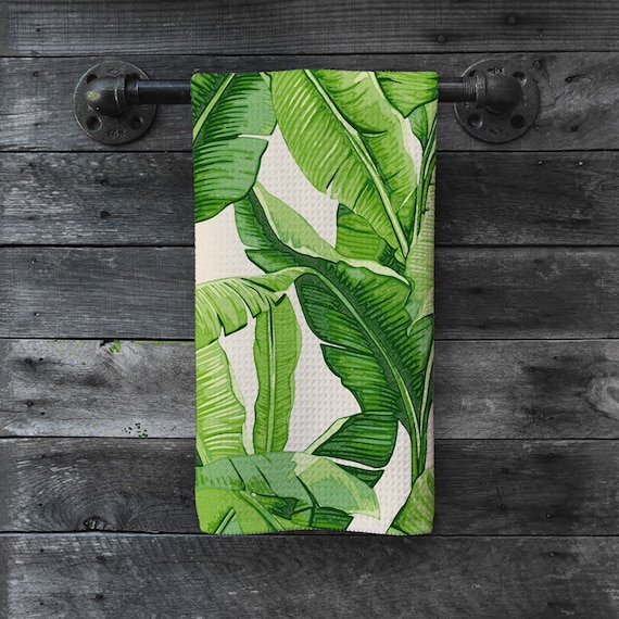 Banana leaf hand towel hotsell